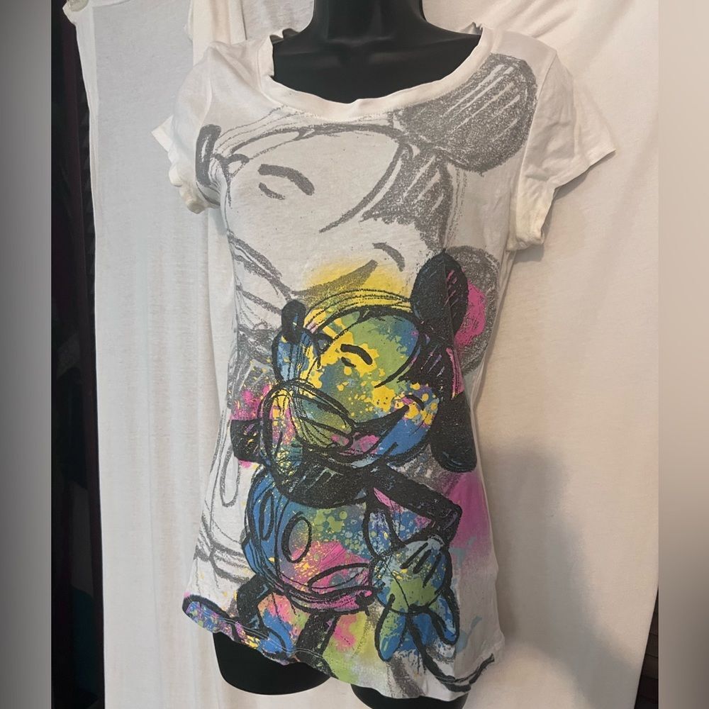 Sketch Messy paint Mickey shirt - Picture 5 of 6
